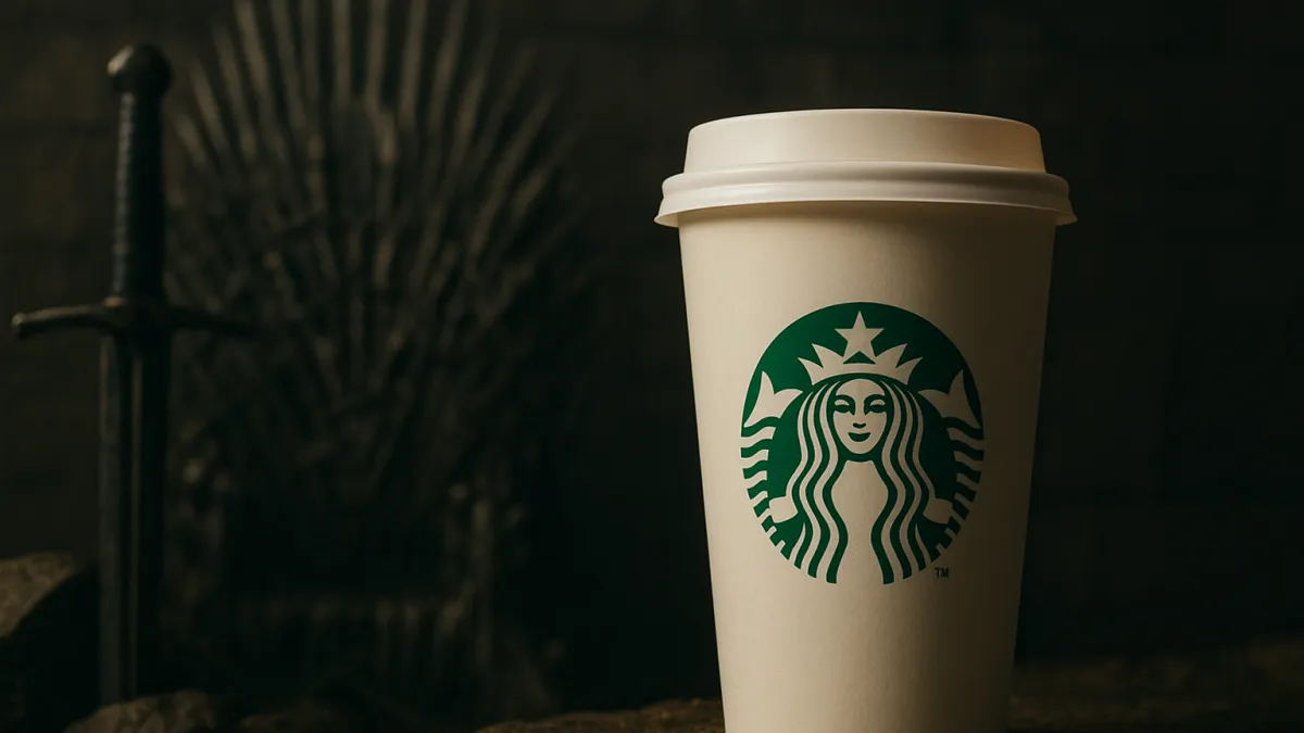 Copo de Starbucks apareceu em Game of Thrones Copo de Starbucks apareceu em Game of Thrones
