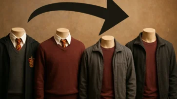 Figurino de Harry Potter mudou em cada filme?