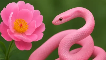 Sonhar com cobra rosa: afeto, sensibilidade e transição