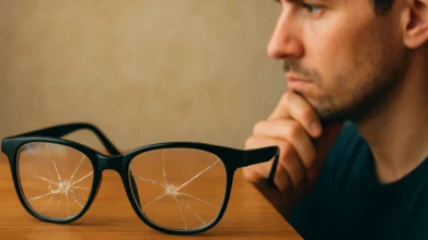 Sonhar com óculos quebrado: revisão de crenças e visão