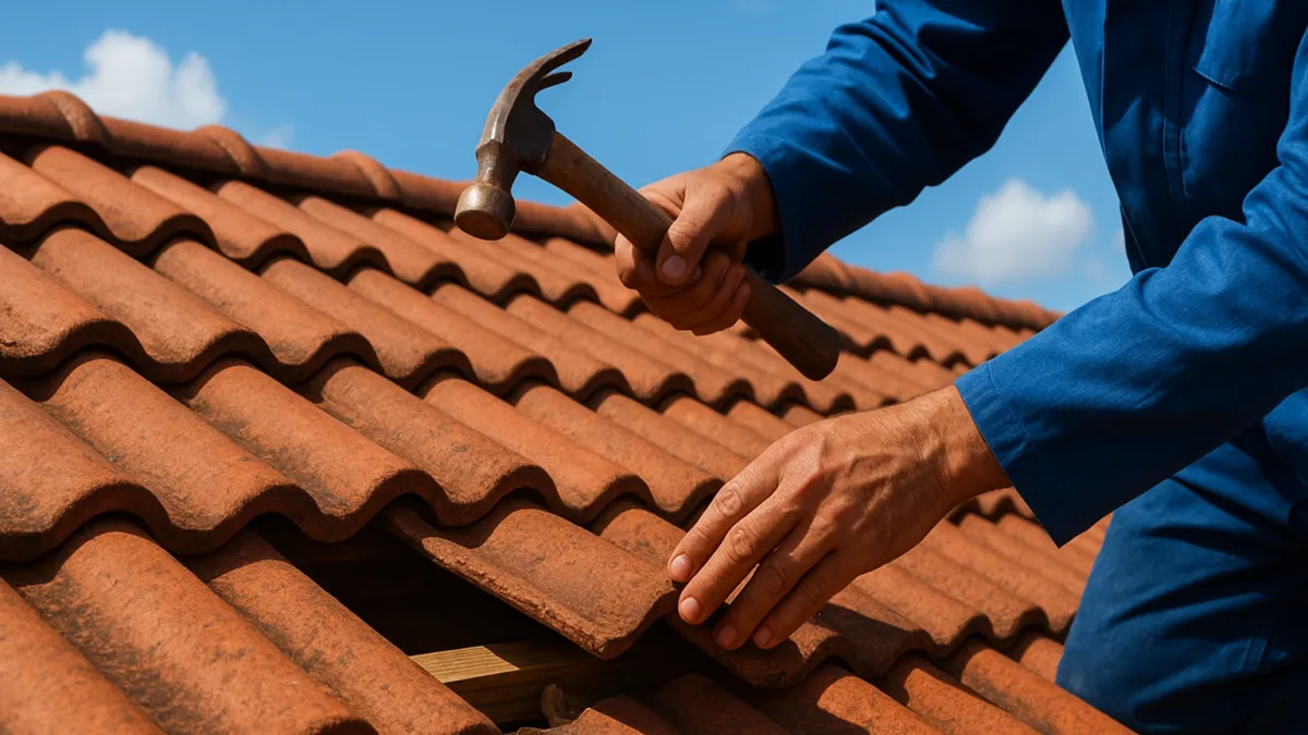 Sonhar com telhado sendo consertado: proteção e ajustes