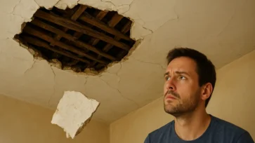 Sonhar com teto caindo: insegurança, estrutura e atenção