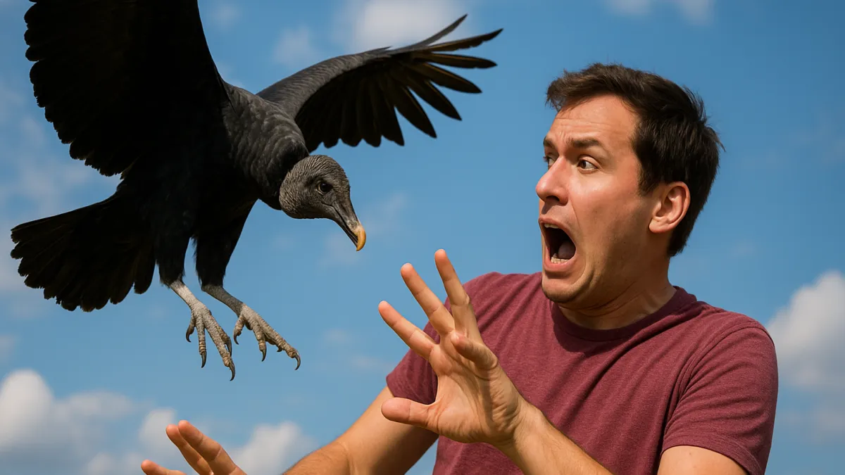 Sonhar com urubu atacando: avisos, mudanças e cuidado