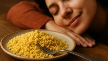 Sonhar comendo farofa: simplicidade, fartura e afeto