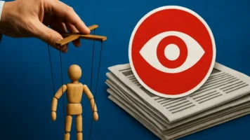 Filmes sobre grupos secretos controlando notícias e narrativas