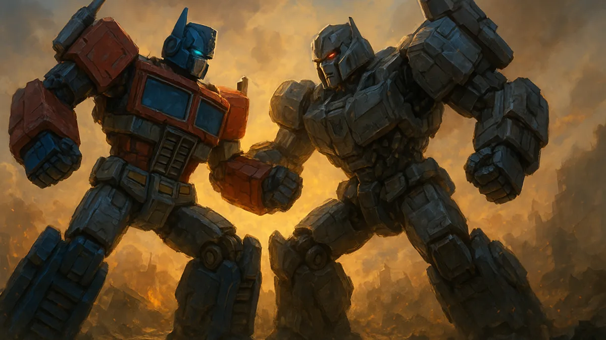 Transformers: Robôs Gigantes e a Batalha Que Salvou a Terra!