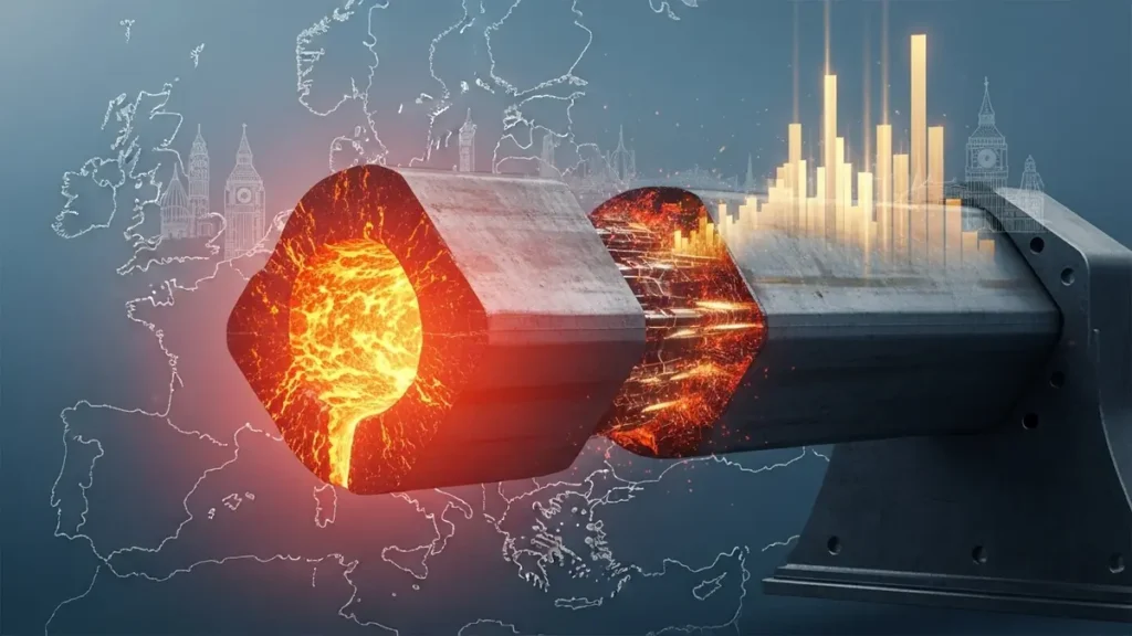 Aço na Europa deve se transformar em 2026 com tarifas elevadas