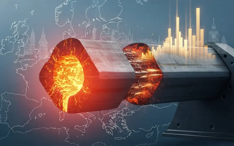 Aço na Europa deve se transformar em 2026 com tarifas elevadas