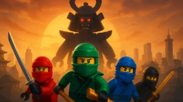 Lego Ninjago: O Filme – Ninjas Protegem a Cidade do Vilão Garmadon