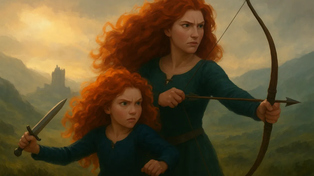 Valente: Merida, Escócia e a luta épica de mãe e filha