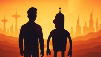 Futurama (1999): Fry e Bender: A aventura épica no futuro!