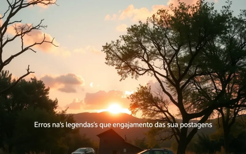 Erros nas legendas que reduzem o engajamento das suas postagens