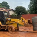 Chuvas em Três Lagoas: cratera abre e desfile é adiado