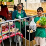 Lixo vira moeda para comprar alimentos em projeto escolar