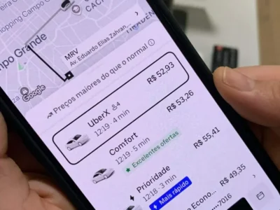 Preço de app dispara em Campo Grande antes de Brasil x Japão