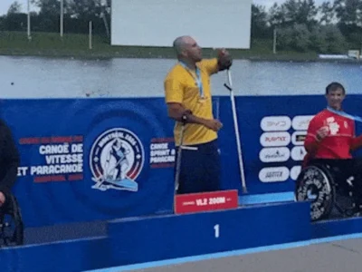 Fernando Rufino conquista ouro e celebra com shot de maple syrup