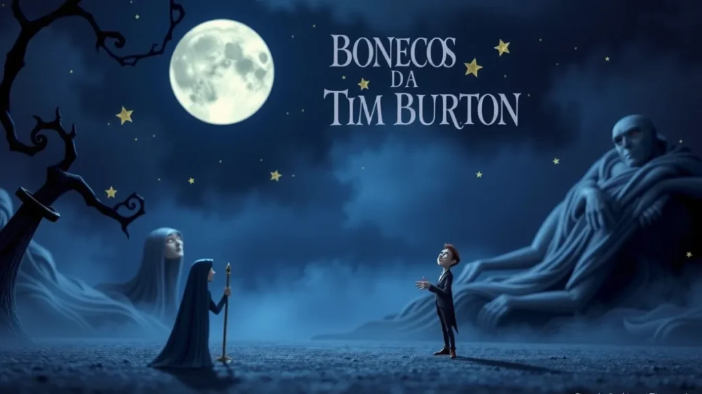 Os bonecos e cenários reais das animações de Tim Burton