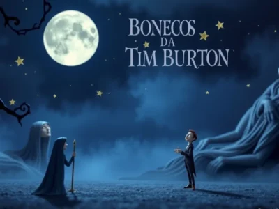 Os bonecos e cenários reais das animações de Tim Burton
