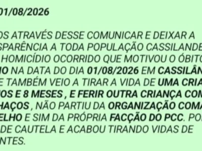 Comando Vermelho nega morte de criança e padrasto e culpa PCC